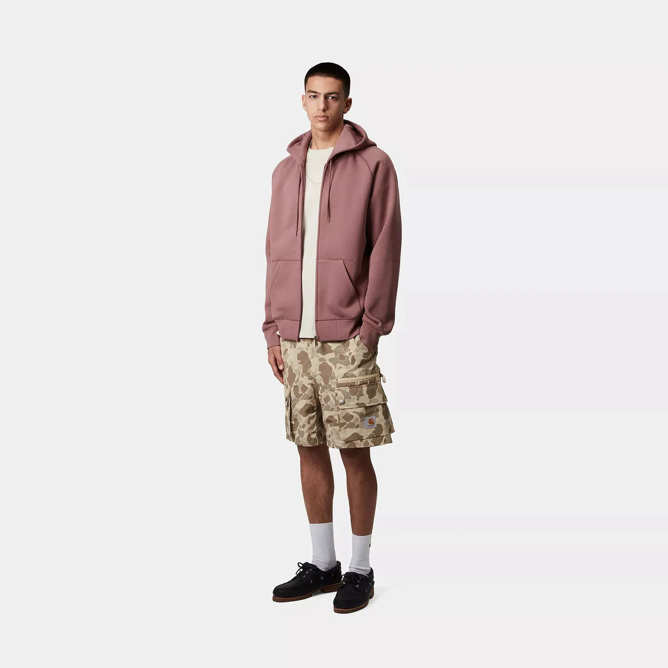 Carhartt WIP Veste à capuche Chase Rose Poussiéreux / Doré
