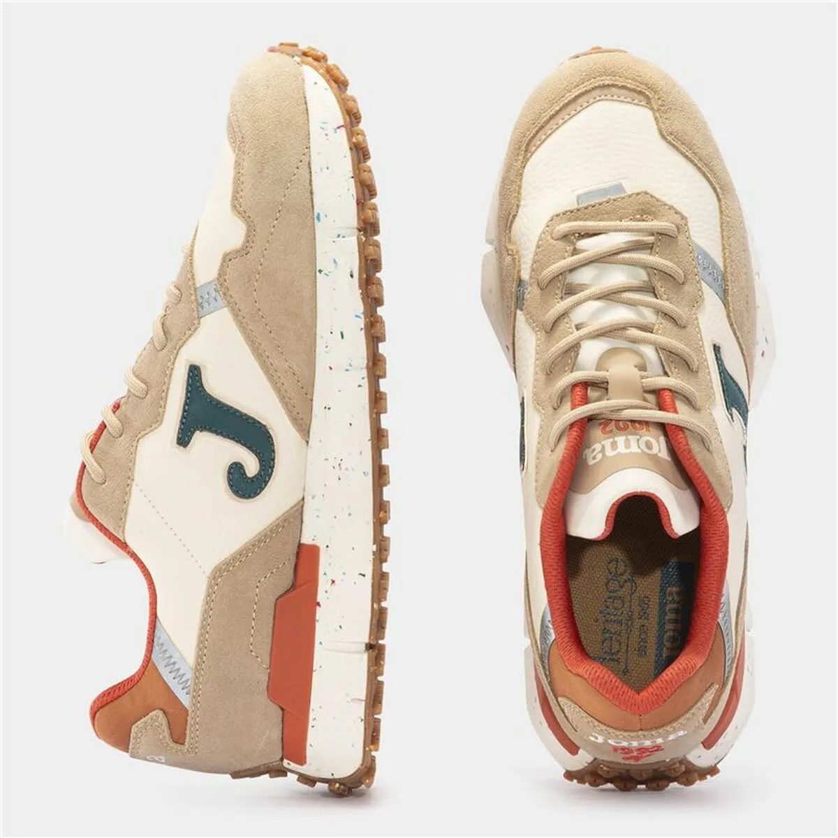Baskets décontractées Joma Sport C.1992 2425 Blanc Beige Brun clair