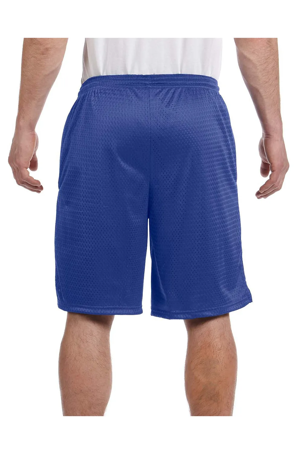 Short de sport Champion pour hommes en mesh avec poches - Bleu royal athlétique