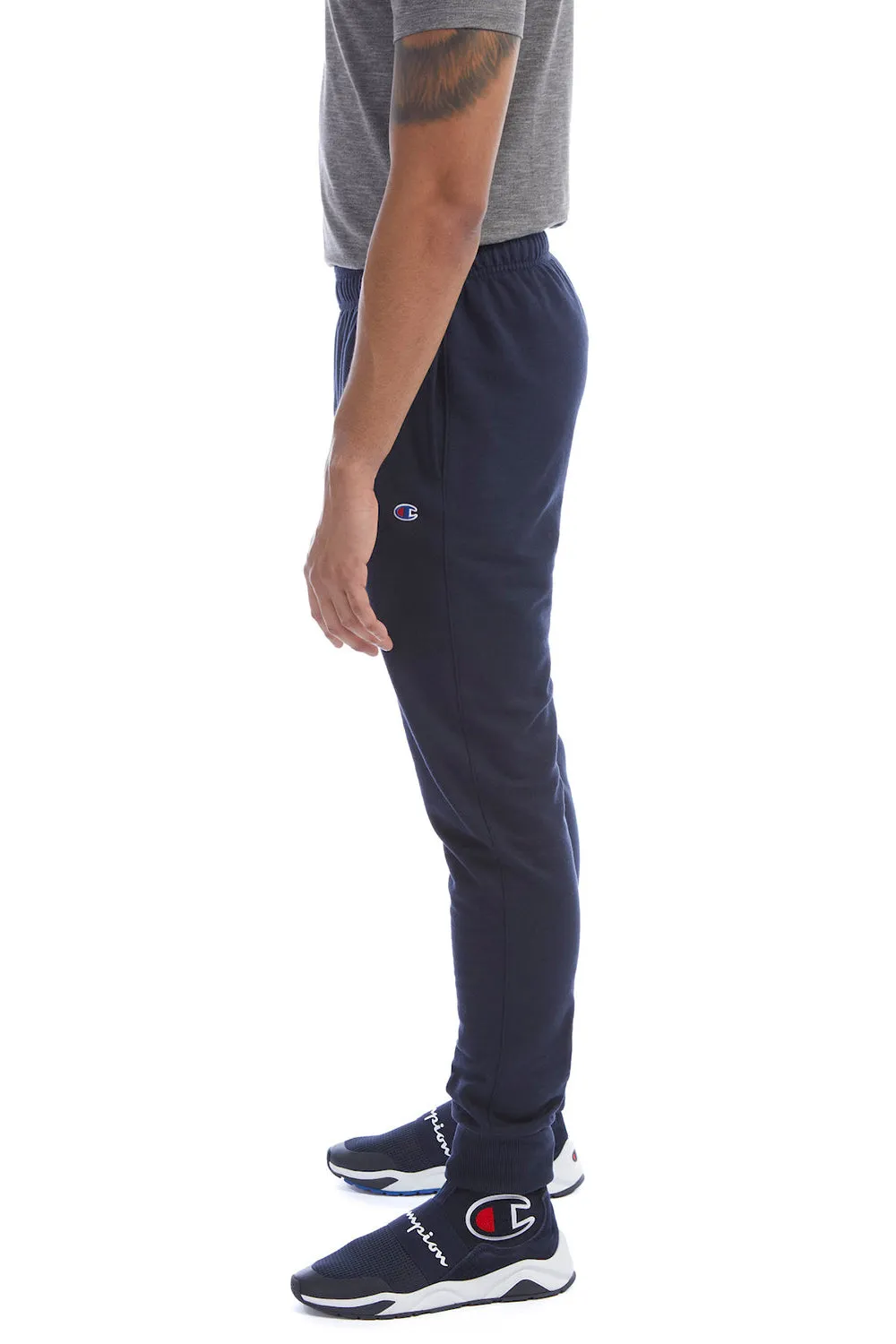 Pantalon de jogging en polaire mixte Champion pour hommes avec poches - Bleu marine