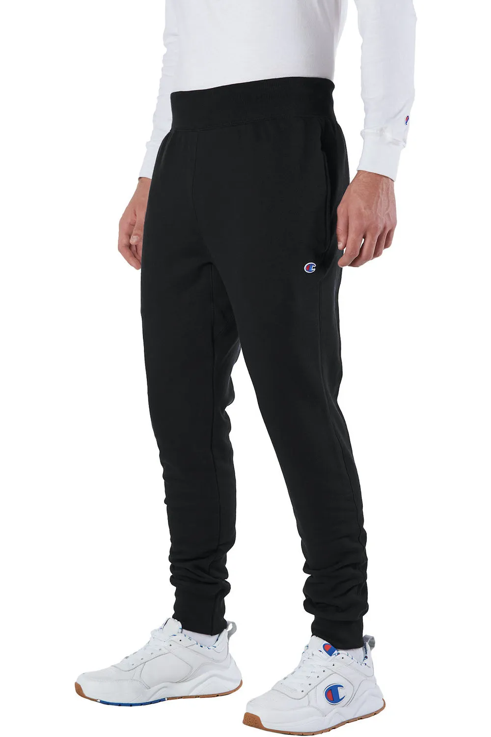 Pantalon de jogging en polaire Champion Reverse Weave avec poches - Noir