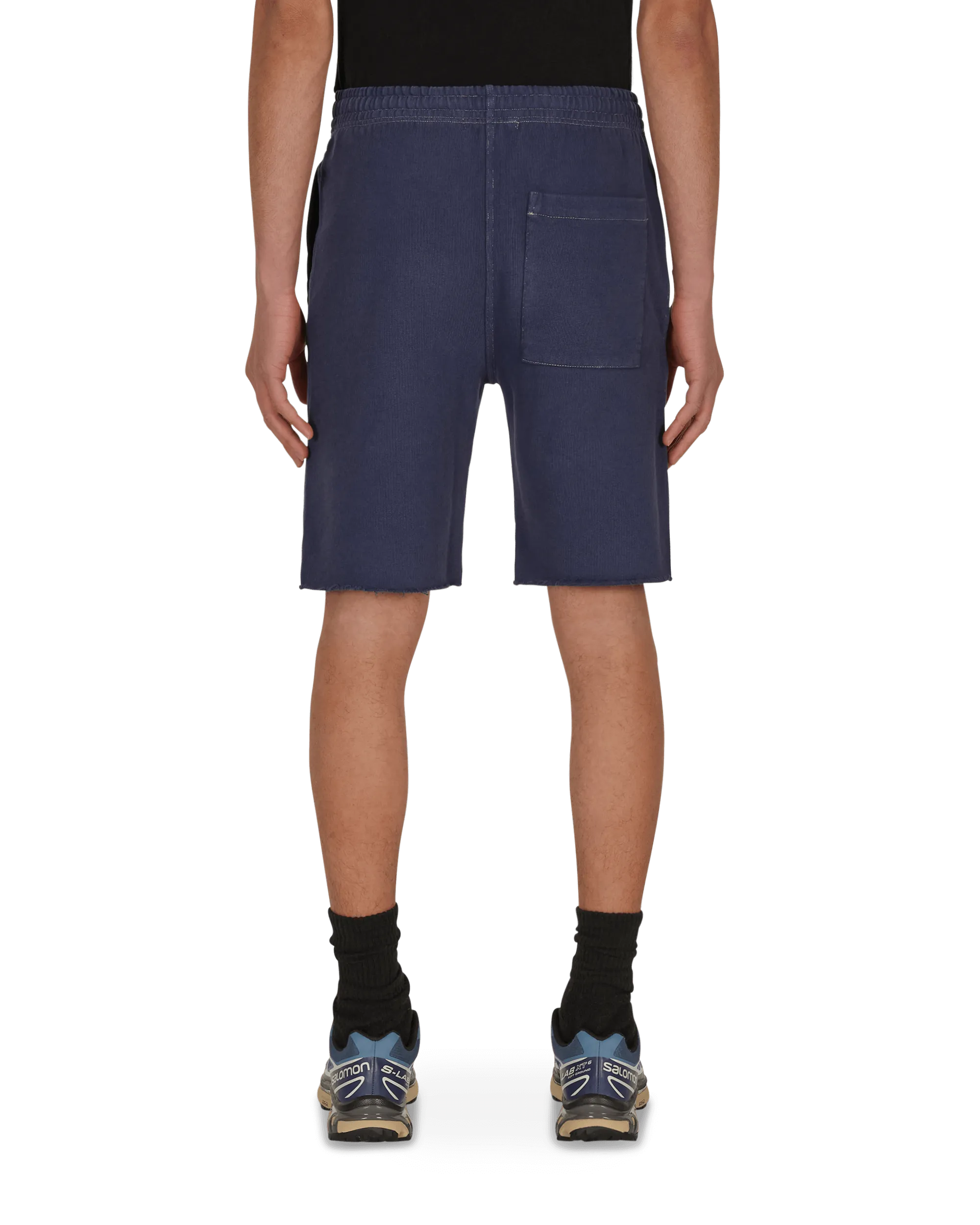 Short de survêtement à logo classique Bleu
