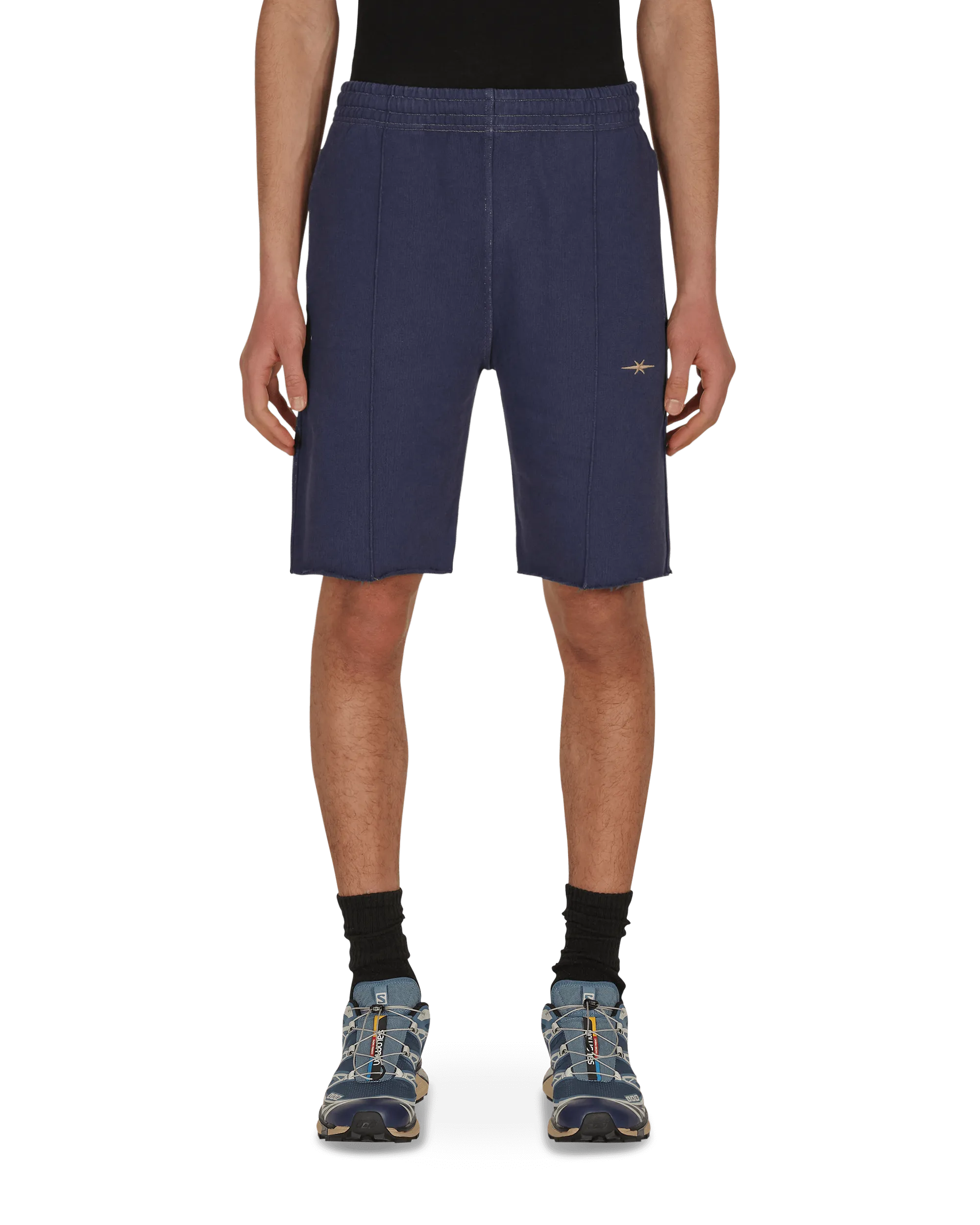Short de survêtement à logo classique Bleu