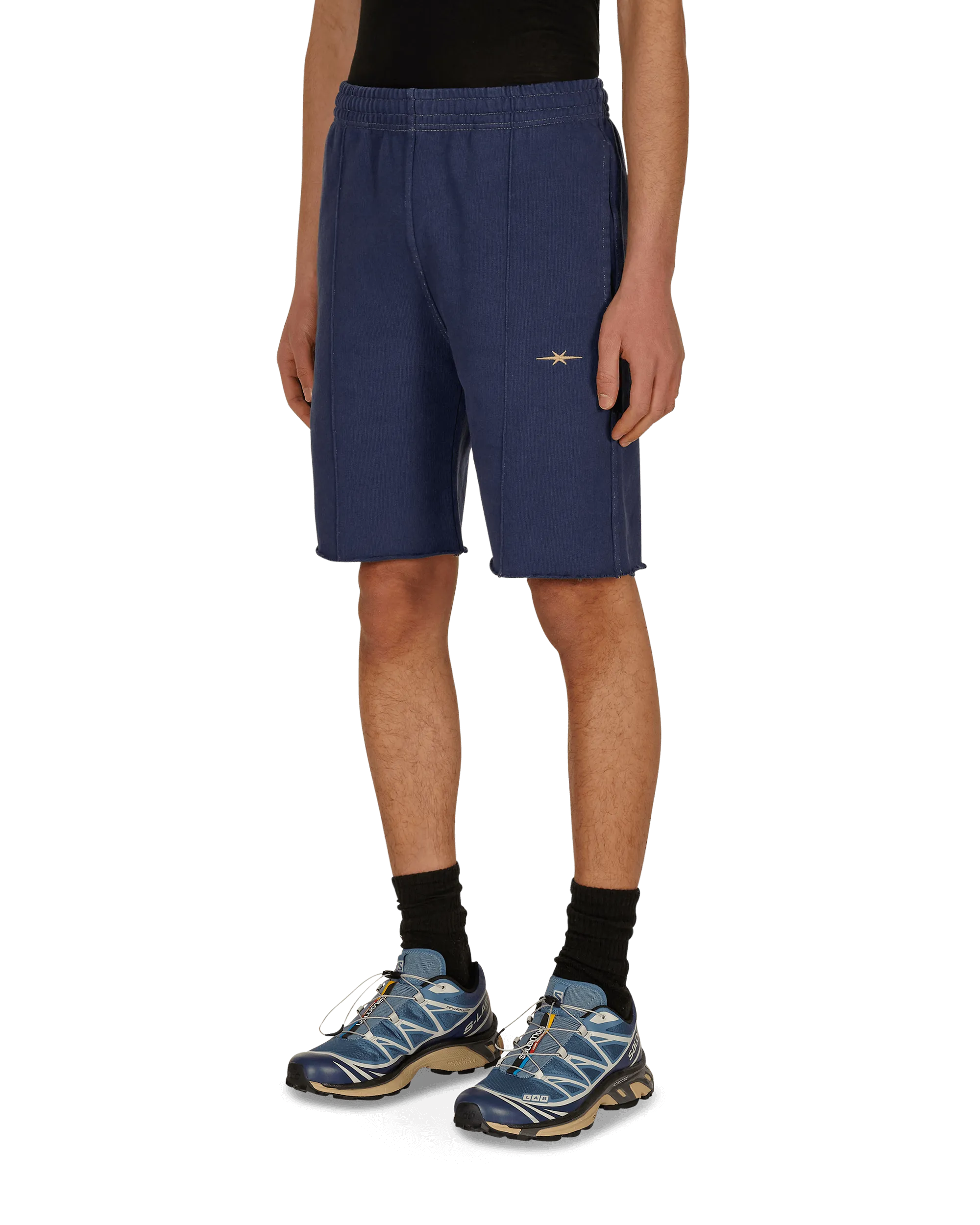 Short de survêtement à logo classique Bleu
