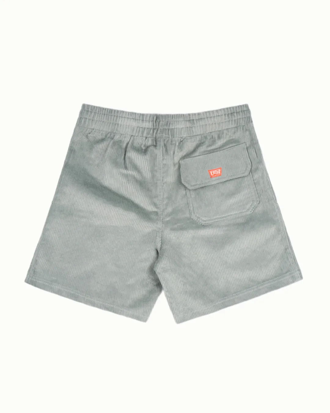 Short en velours côtelé à motifs colorés