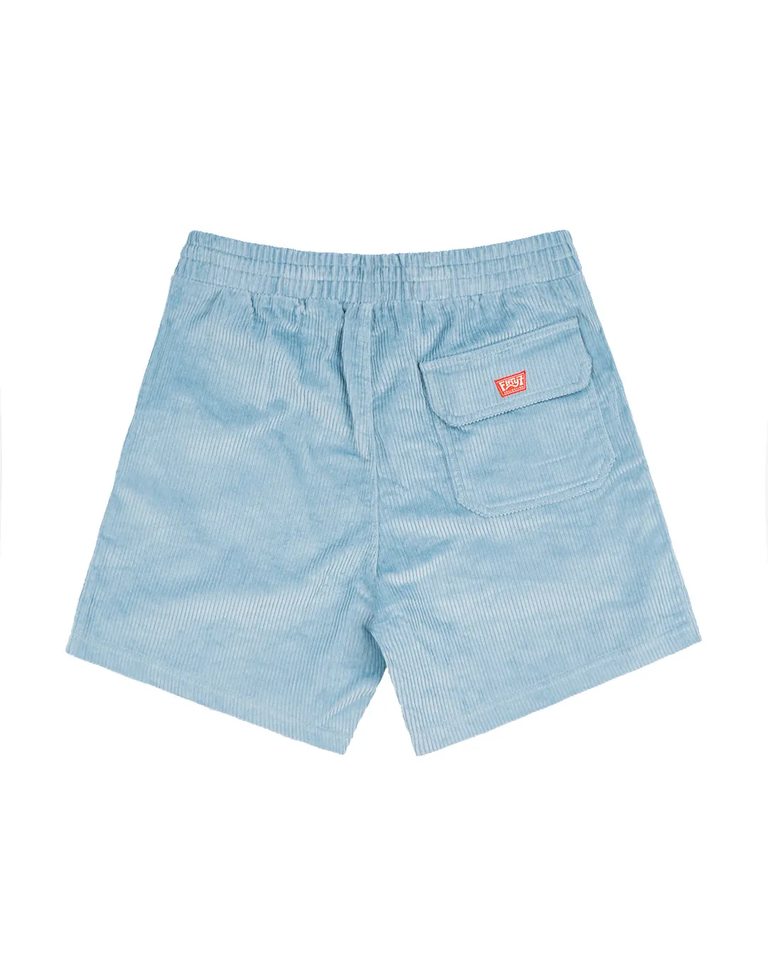 Short en velours côtelé à motifs colorés