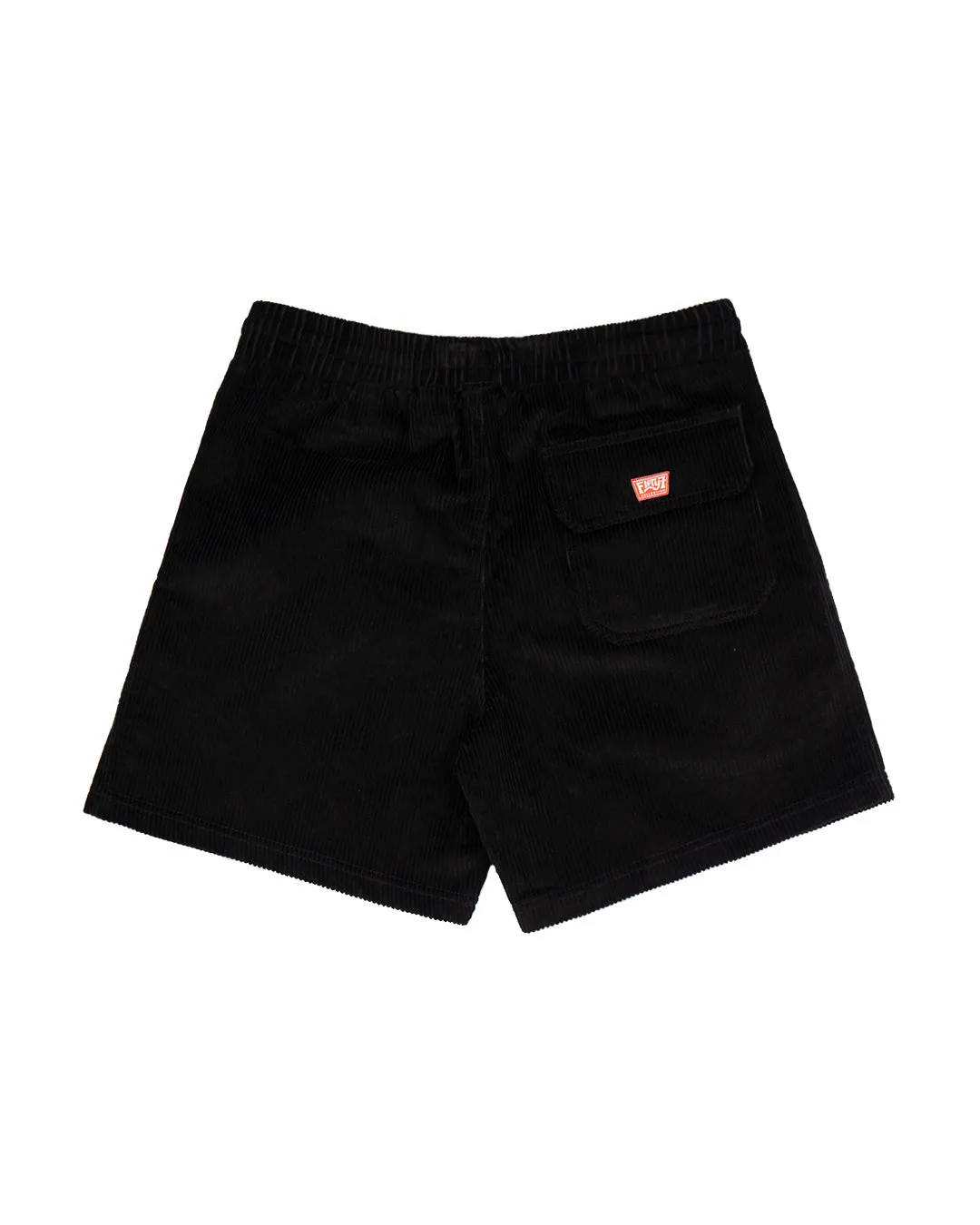 Short en velours côtelé à motifs colorés