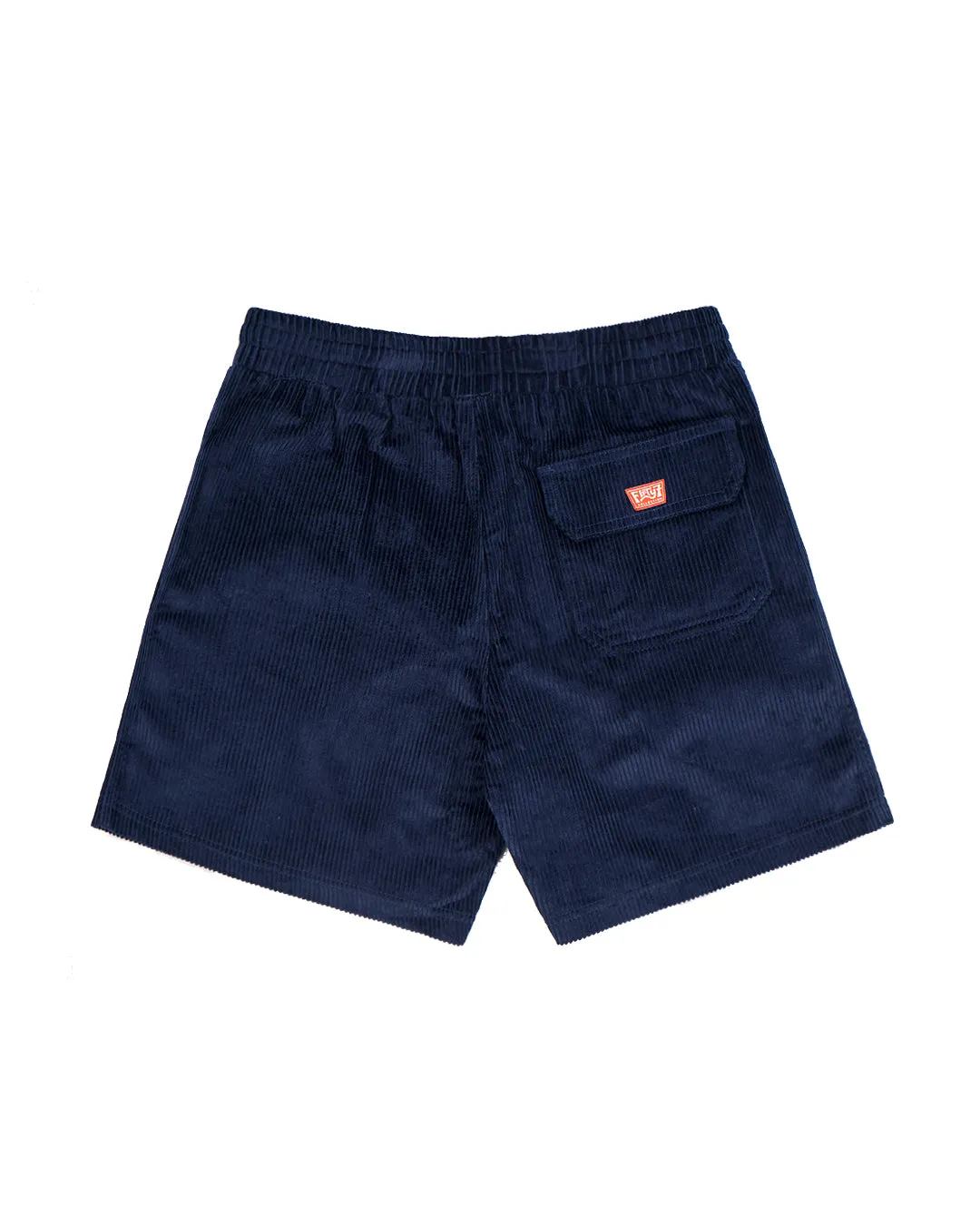 Short en velours côtelé à motifs colorés