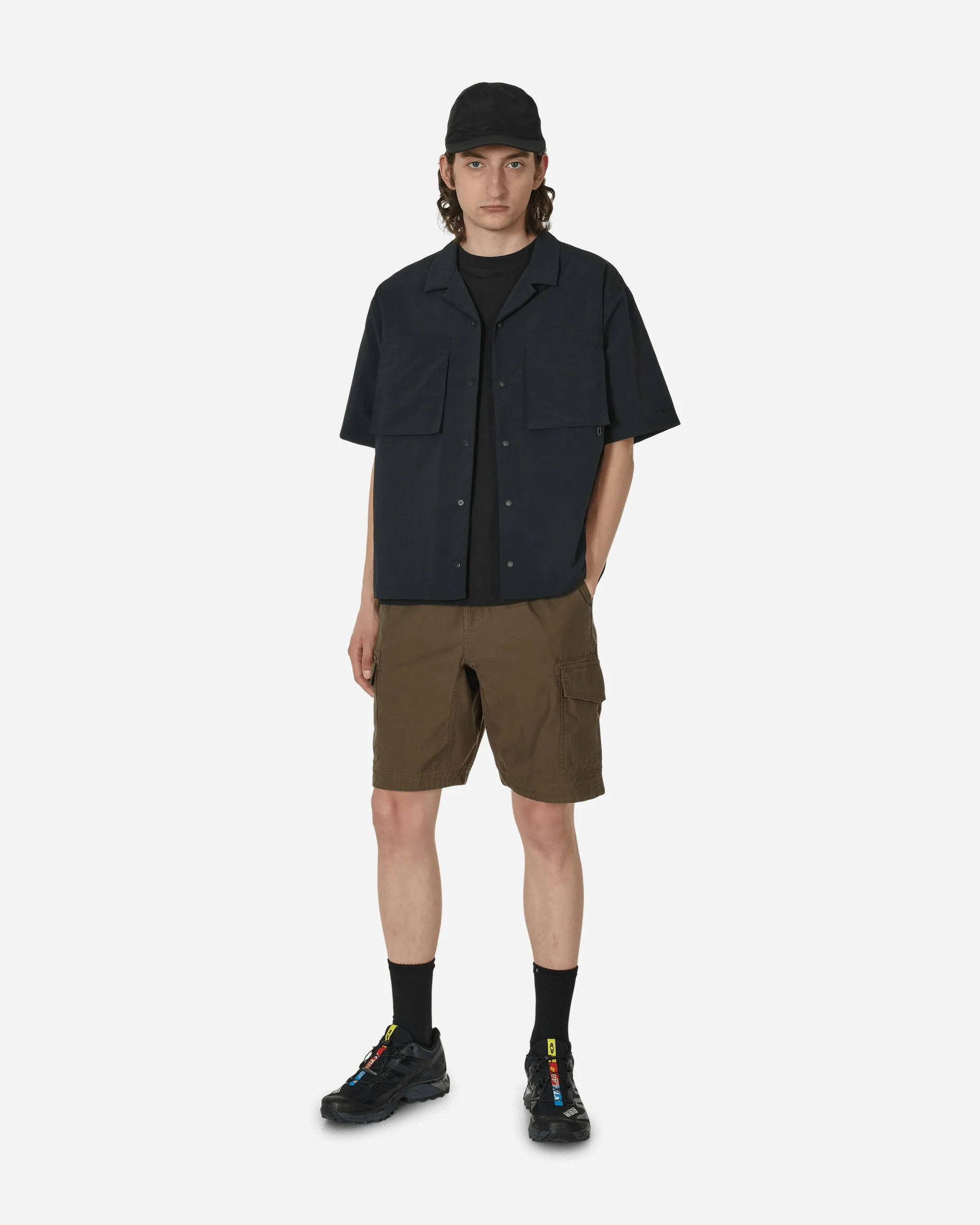 Short de cargo en coton olive