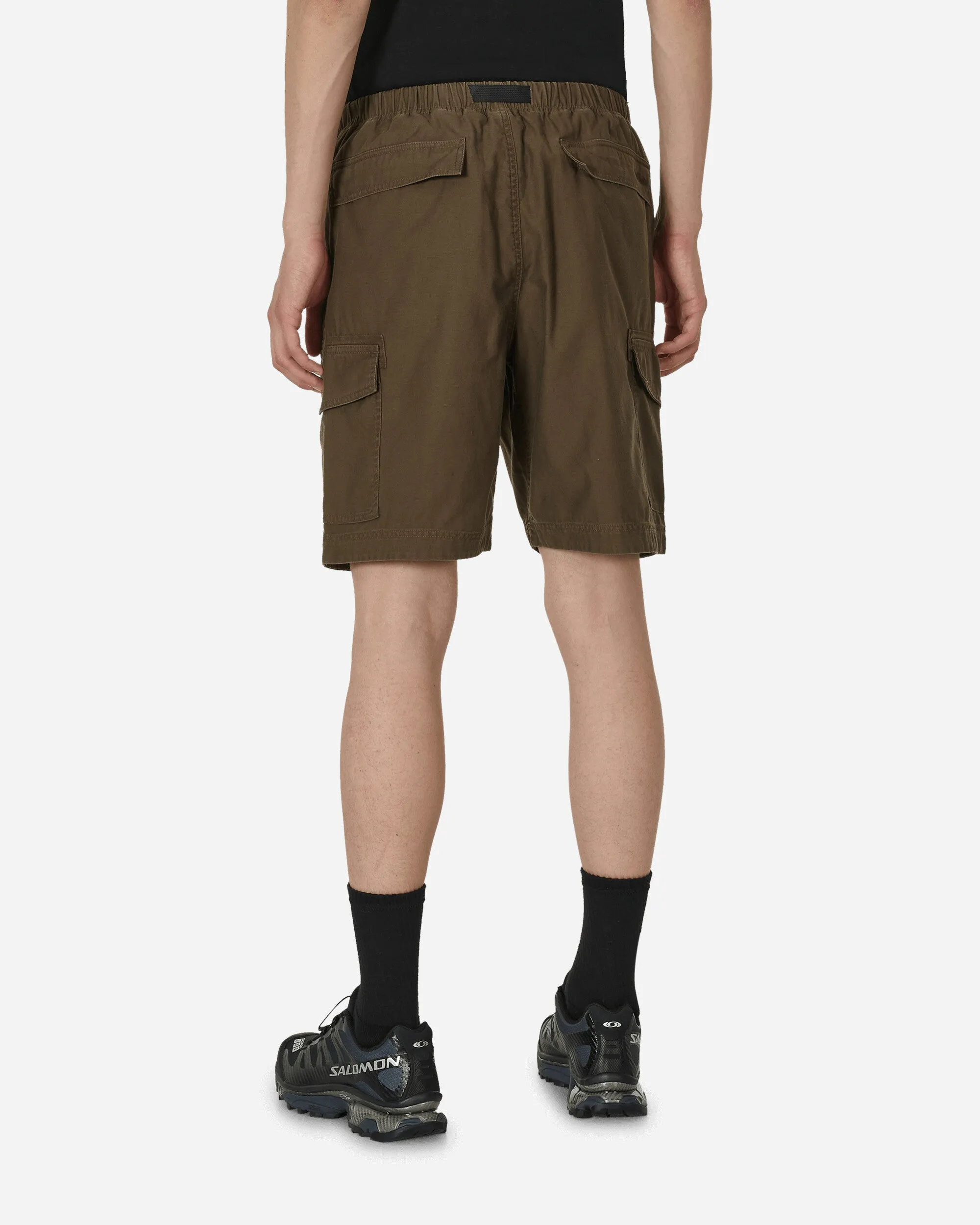 Short de cargo en coton olive