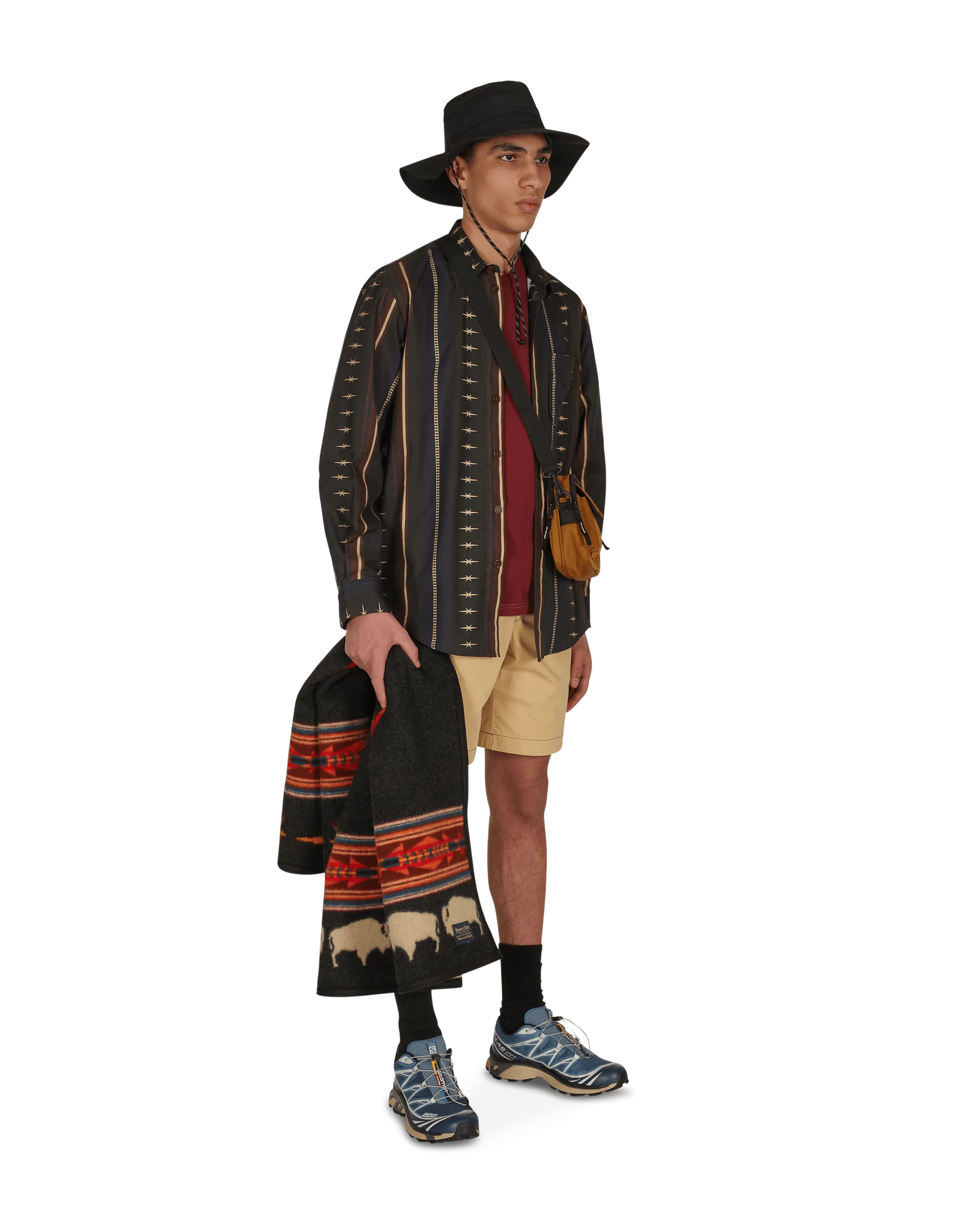Shorts de papa beige