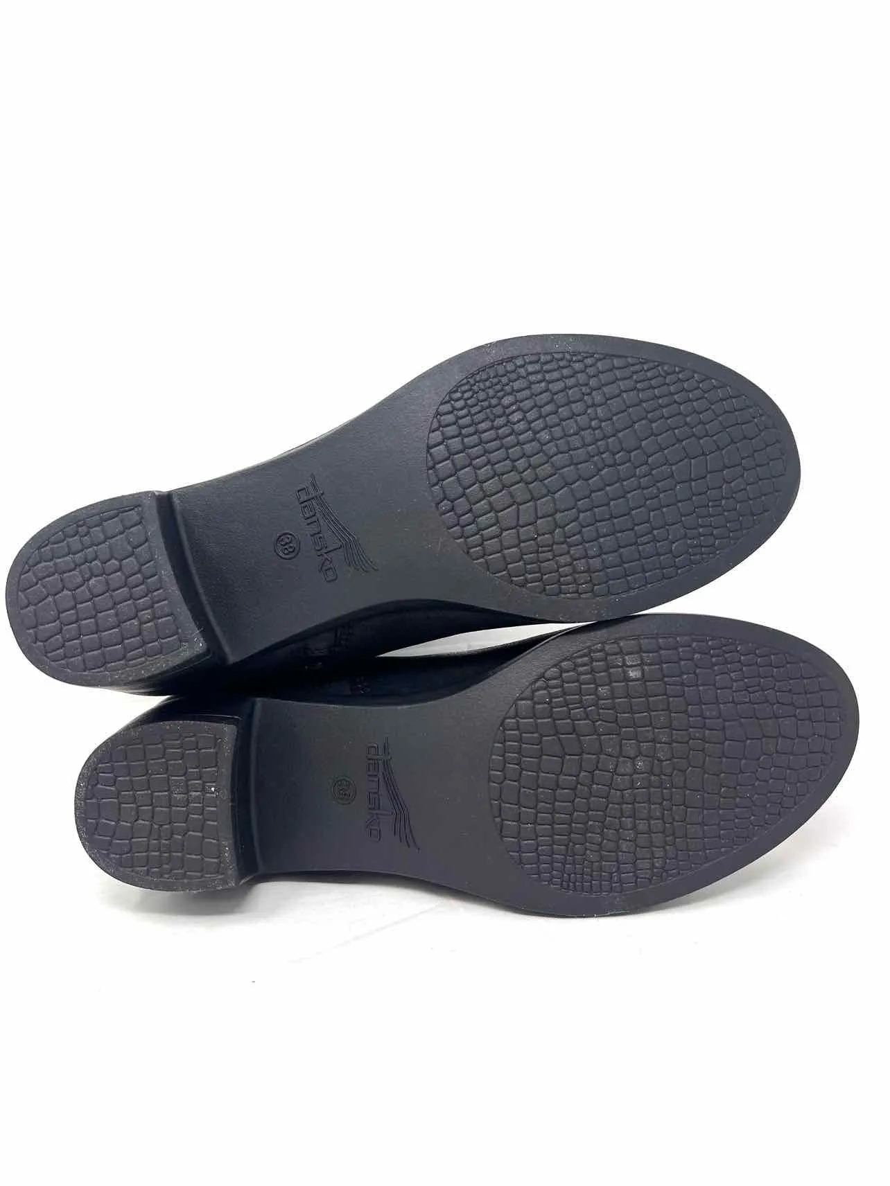Dansko Taille 7.5/8 Boucle(s) Noire(s) Chaussures Bottes en Cuir NEUVES