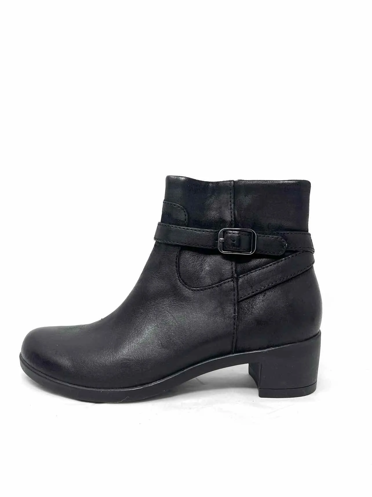 Dansko Taille 7.5/8 Boucle(s) Noire(s) Chaussures Bottes en Cuir NEUVES