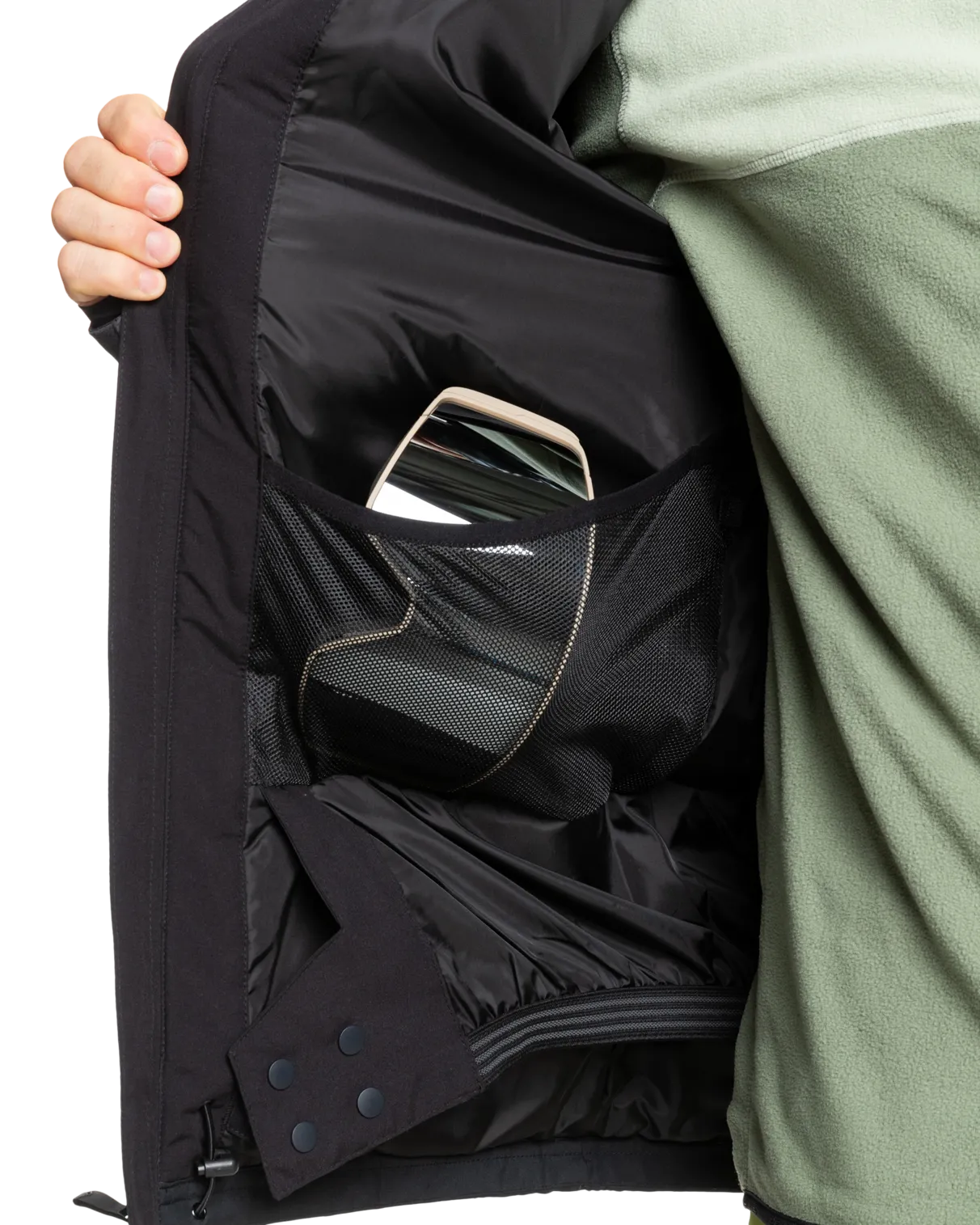 Veste technique Dawson en noir véritable