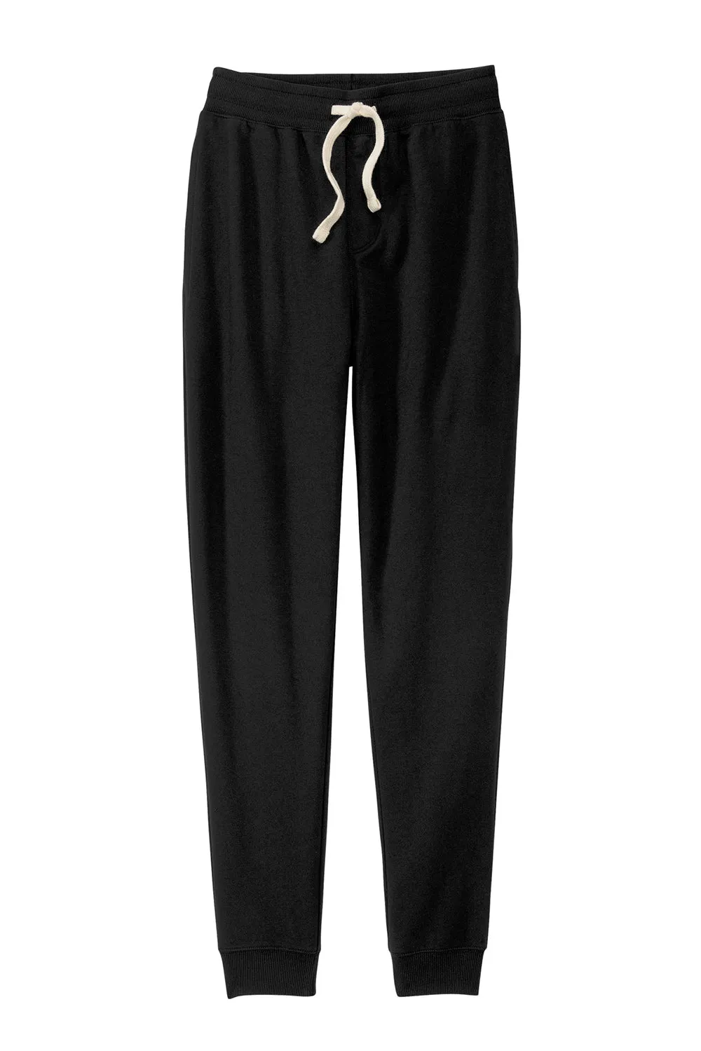 Pantalon de jogging en polaire réutilisée District pour hommes avec poches - Noir