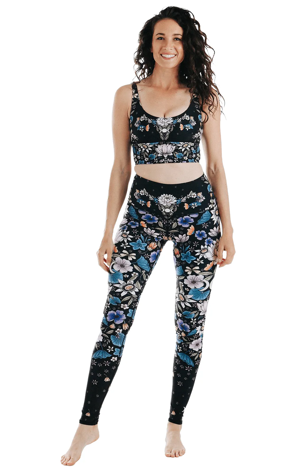 Leggings de yoga imprimés Divine Feminine par Yoga Democracy