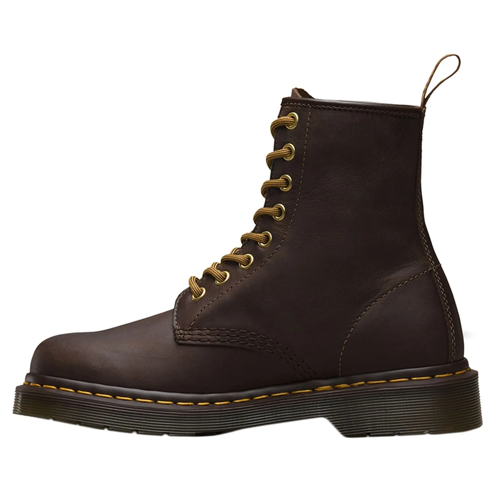 Bottes chevilles unisexes Dr. Martens 1460 en cuir Crazy Horse