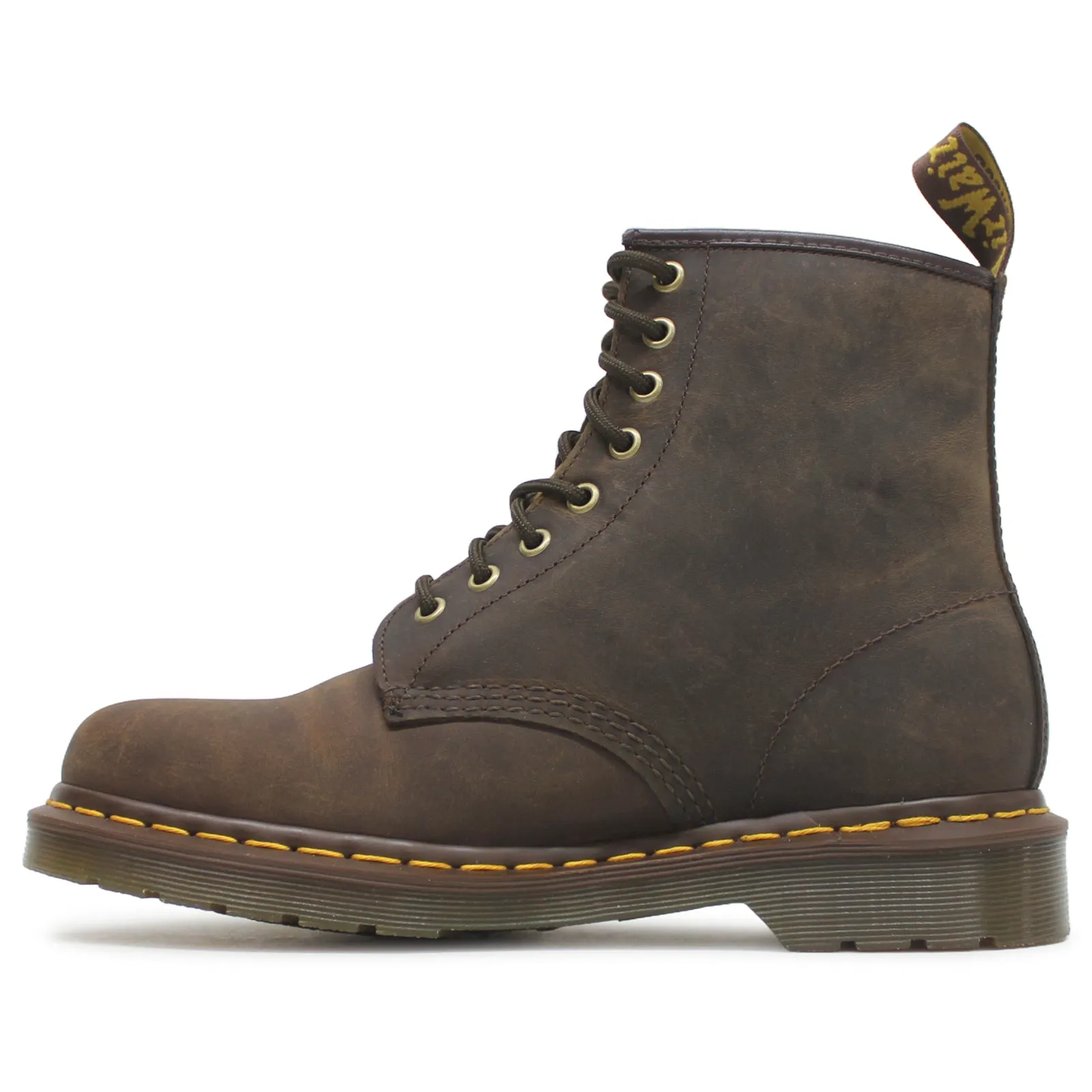 Bottes chevilles unisexes Dr. Martens 1460 en cuir Crazy Horse