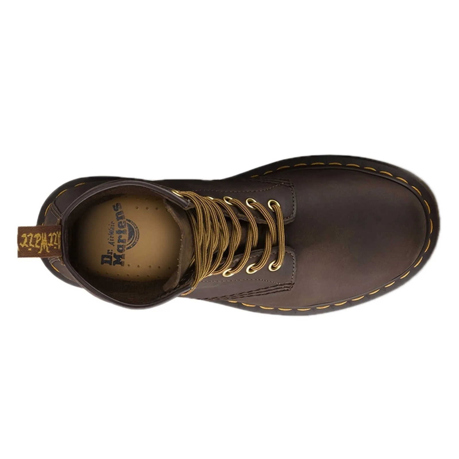 Bottes chevilles unisexes Dr. Martens 1460 en cuir Crazy Horse
