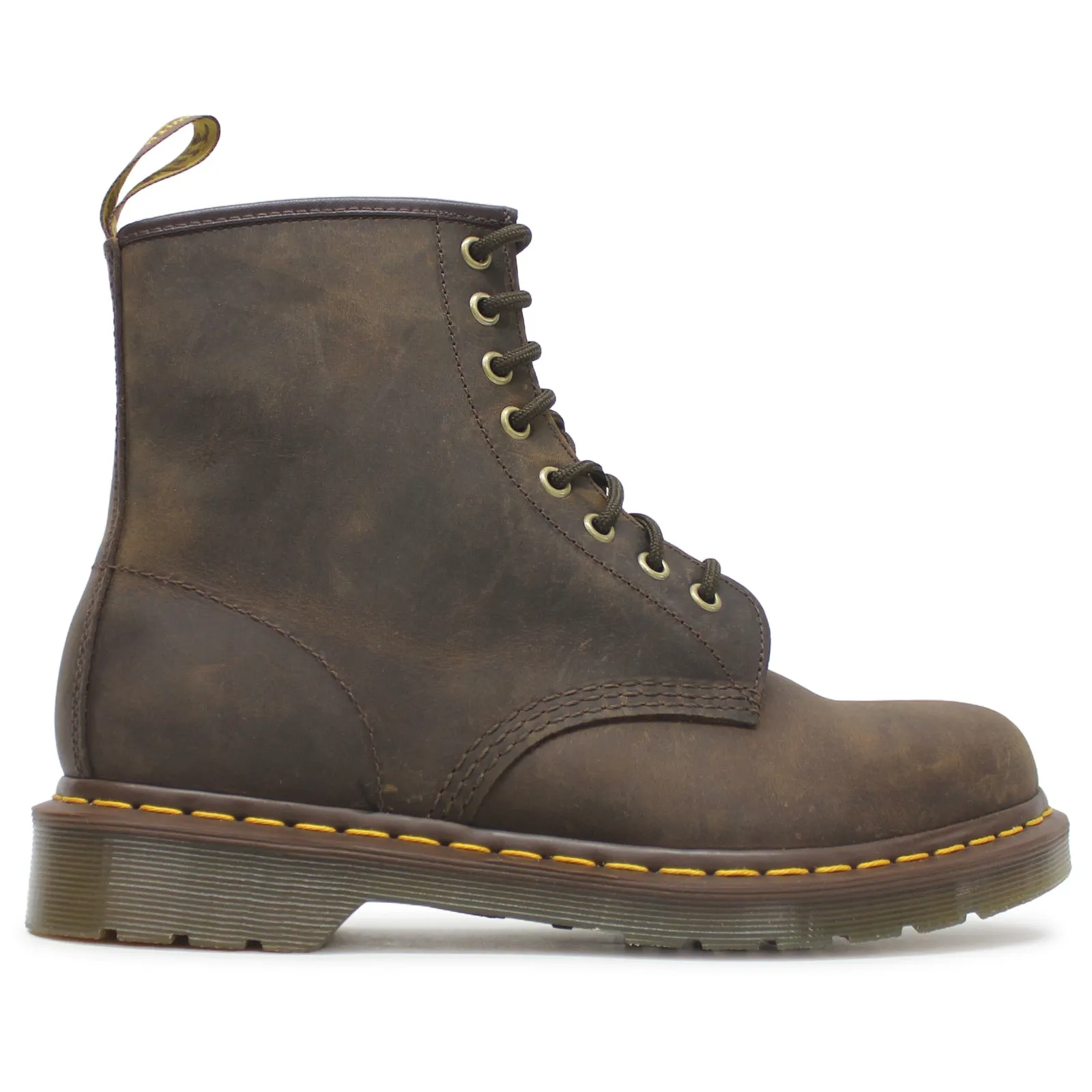 Bottes chevilles unisexes Dr. Martens 1460 en cuir Crazy Horse