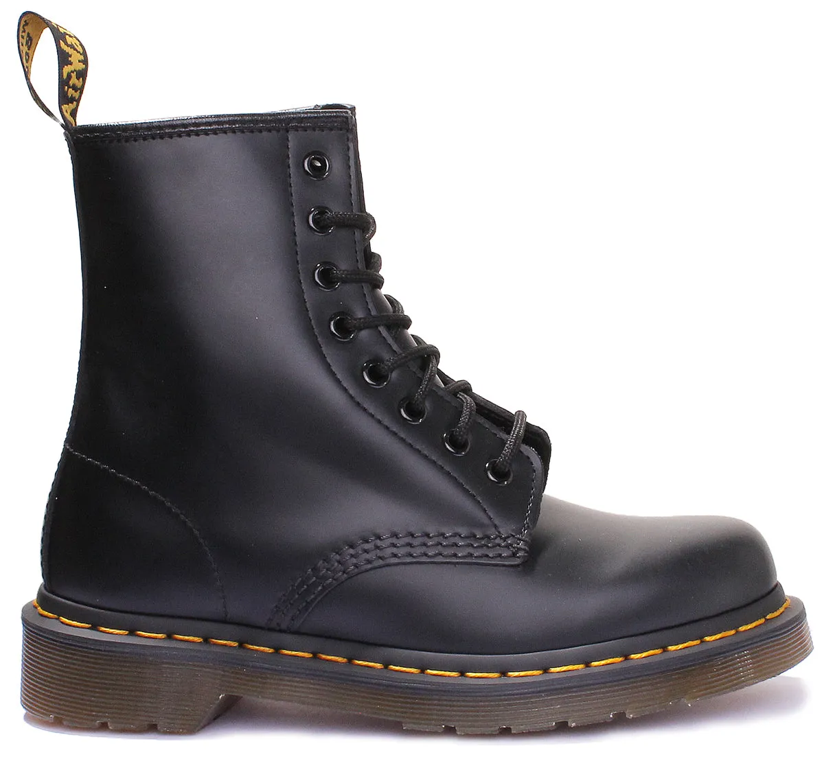 Dr Martens 1460 Lisse En Noir Chaussures Dr Martens