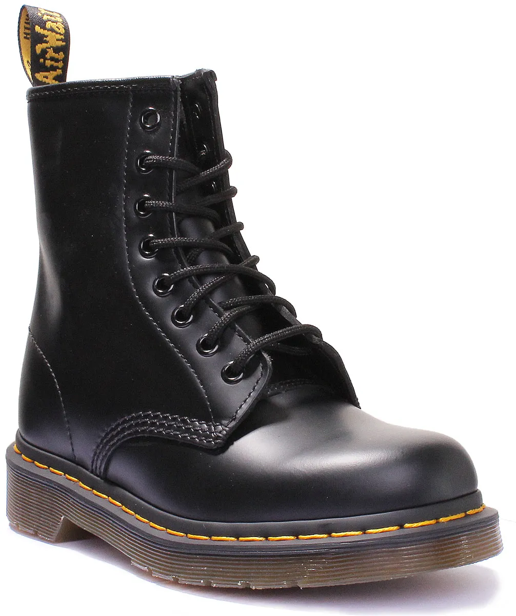 Dr Martens 1460 Lisse En Noir Chaussures Dr Martens
