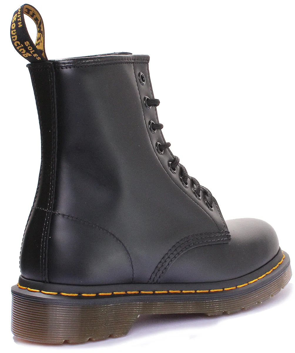 Dr Martens 1460 Lisse En Noir Chaussures Dr Martens