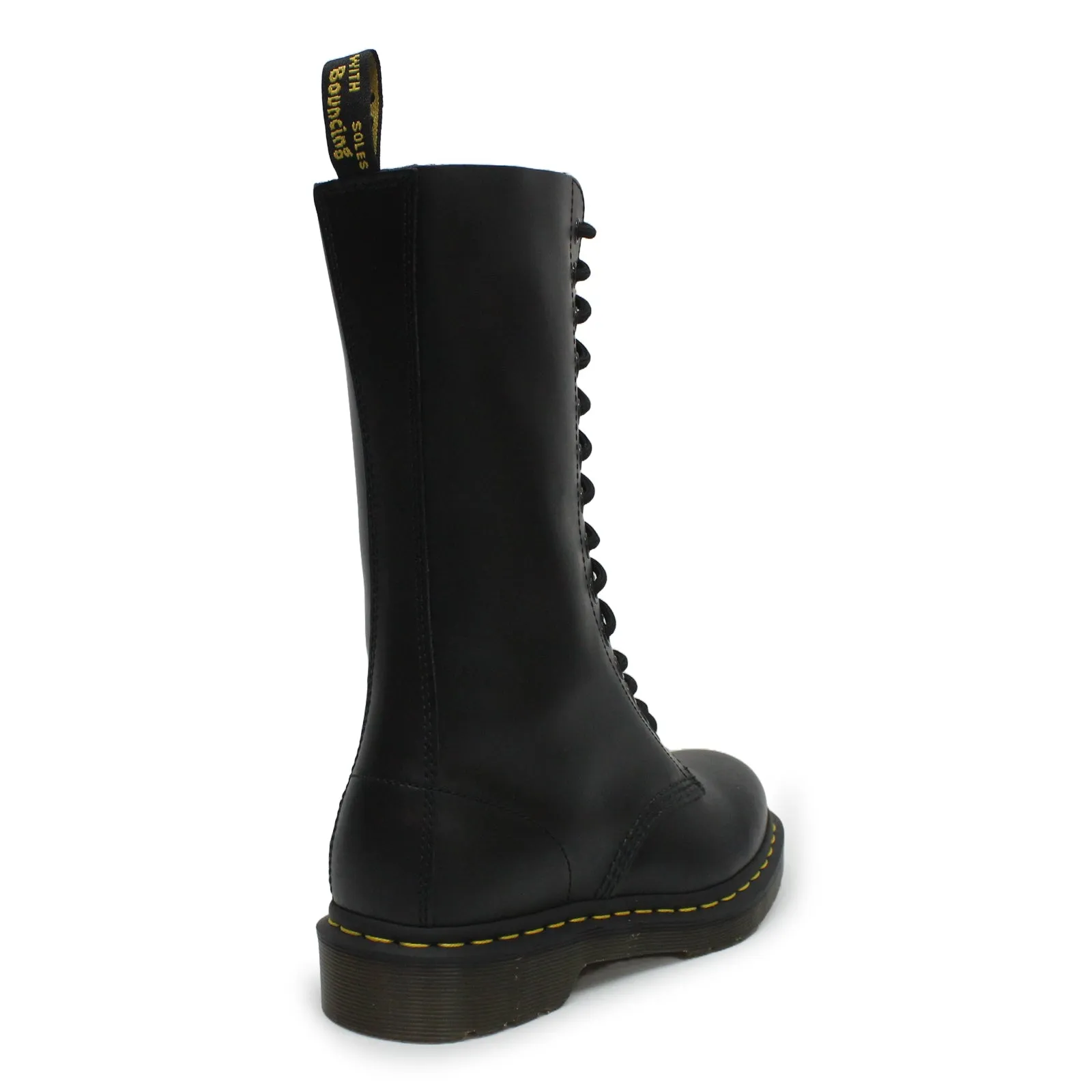 Bottes unisexes Dr. Martens 1914 à 14 œillets en cuir mi-mollet
