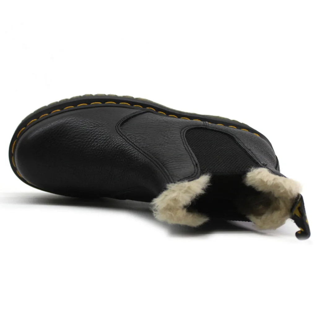 Bottes Chelsea unisex à plateforme Dr. Martens 2976 Quad FL en cuir Pisa