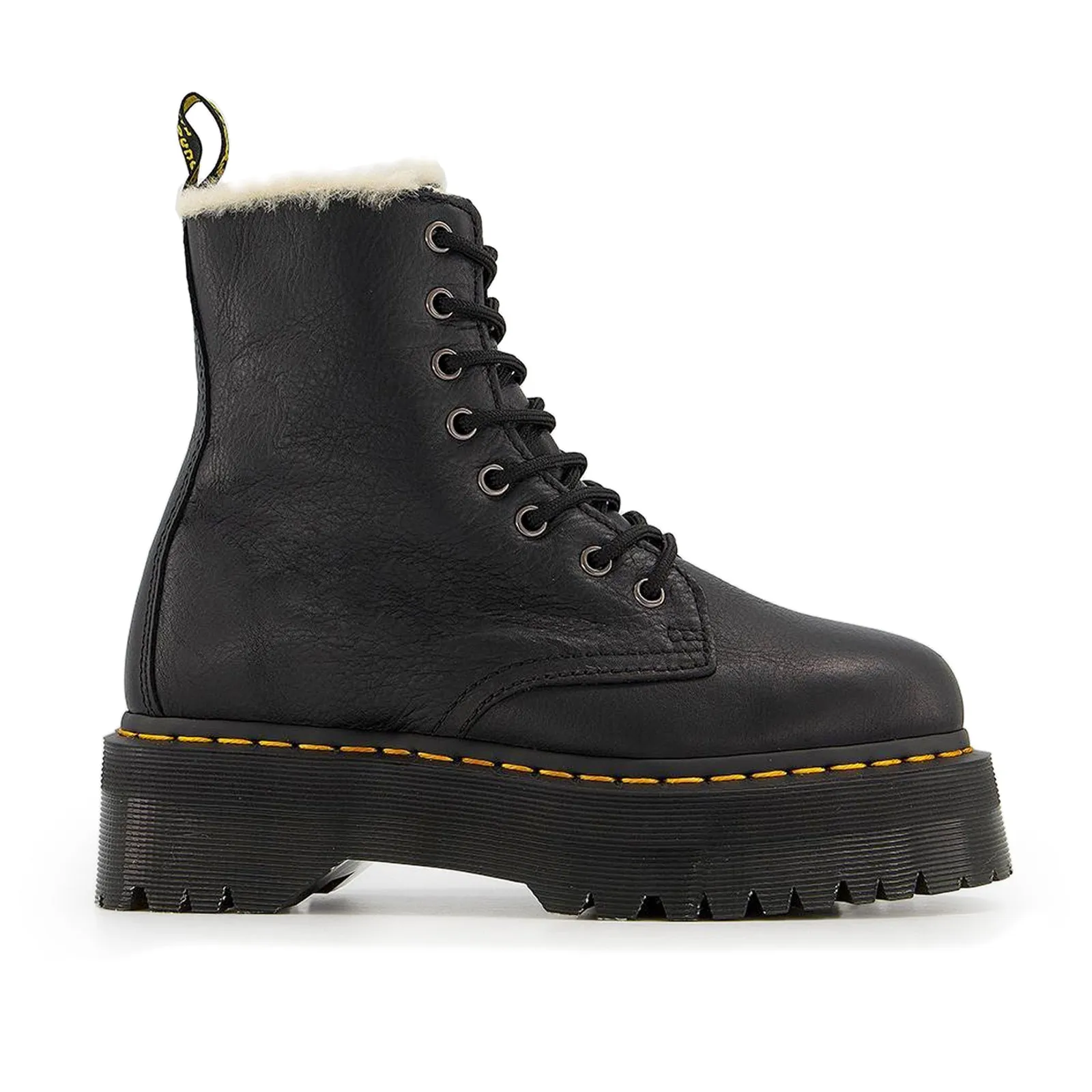 Bottes plates unisexes Dr. Martens Jadon Fl en cuir Pisa