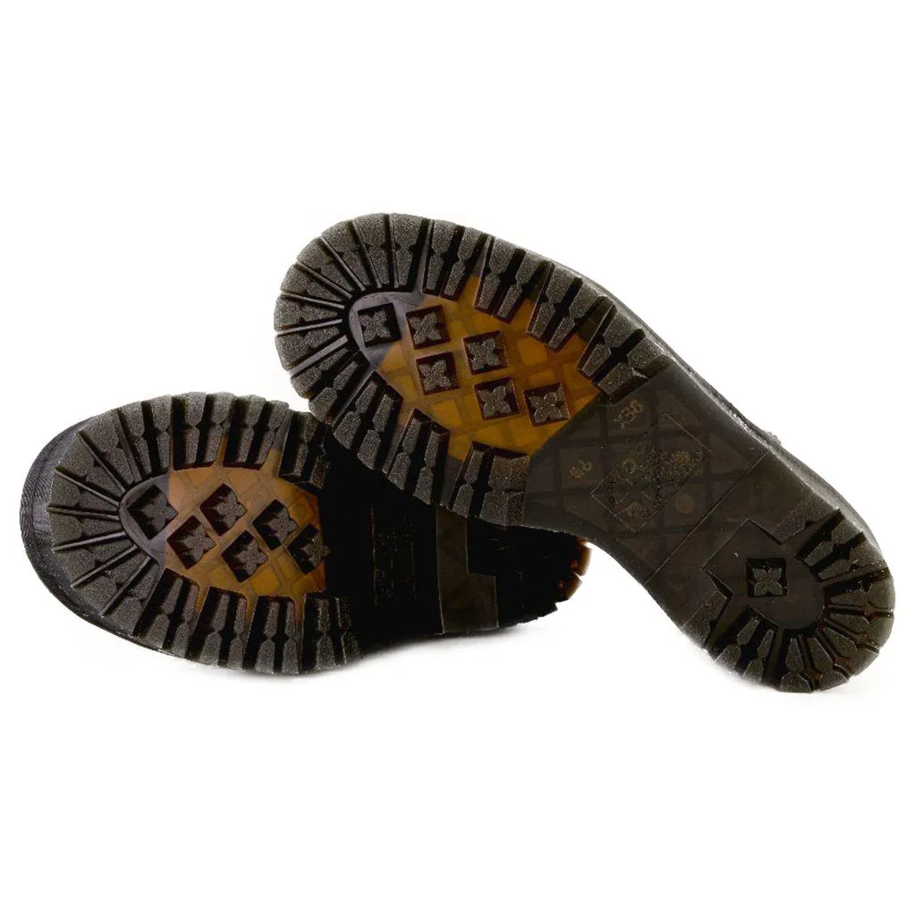 Bottes plates unisexes Dr. Martens Jadon III en cuir Nappa Pisa