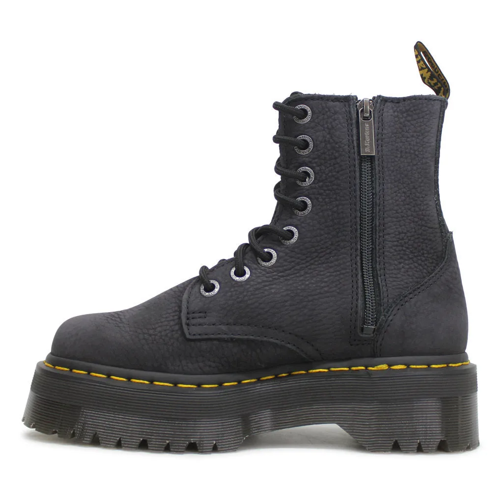 Bottes unisex à plateforme Dr. Martens Jadon III en nubuck vieilli