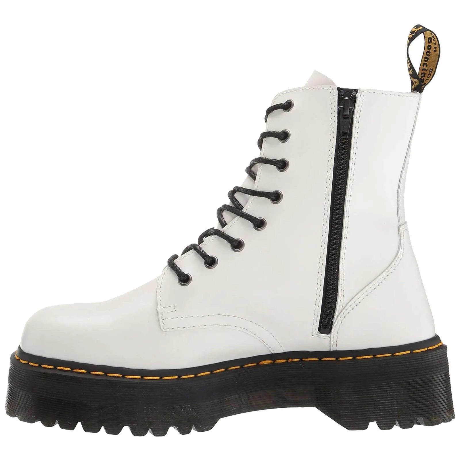 Dr. Martens Jadon Bottes Plateforme Unisexe en Cuir Lisse