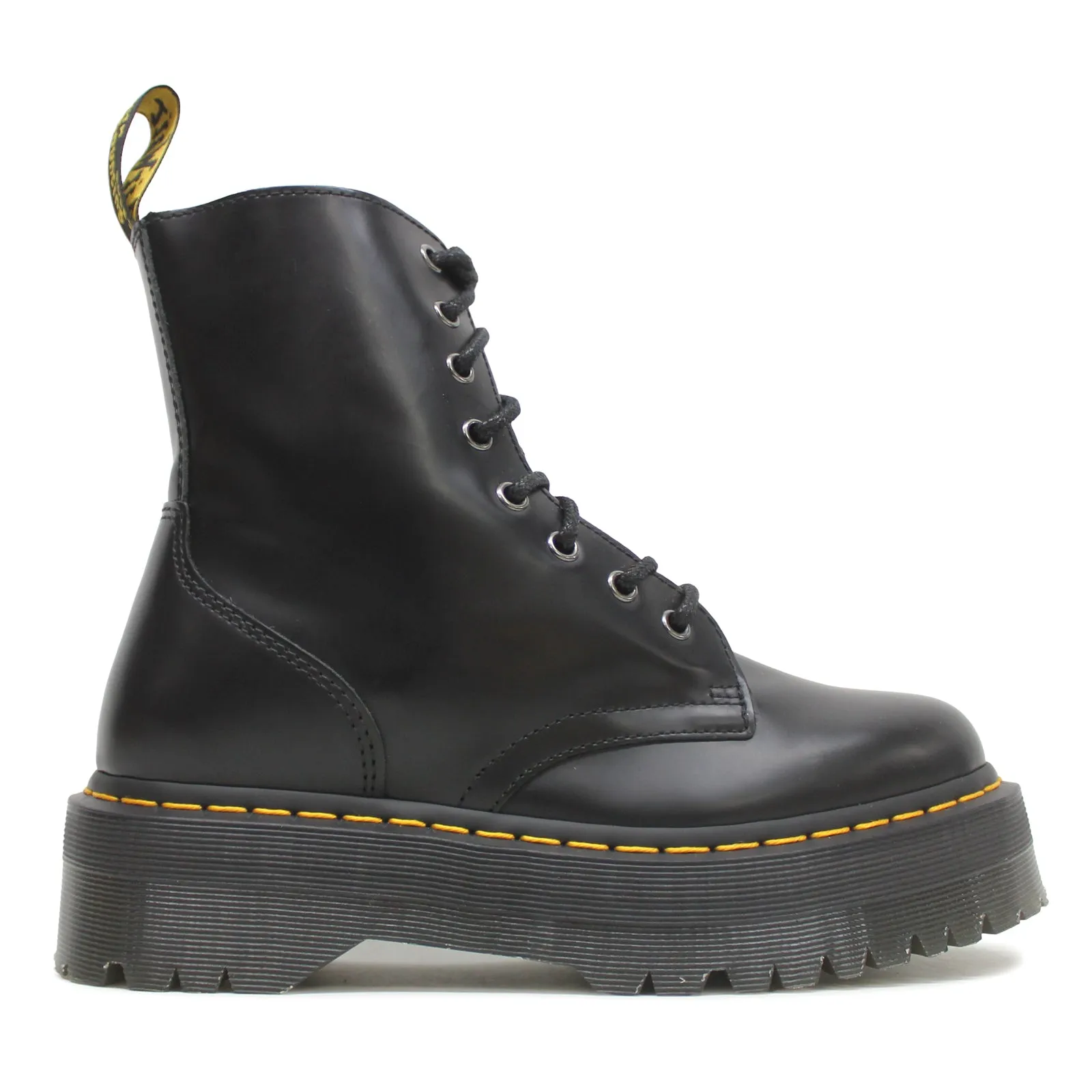 Dr. Martens Jadon Bottes Plateforme Unisexe en Cuir Lisse