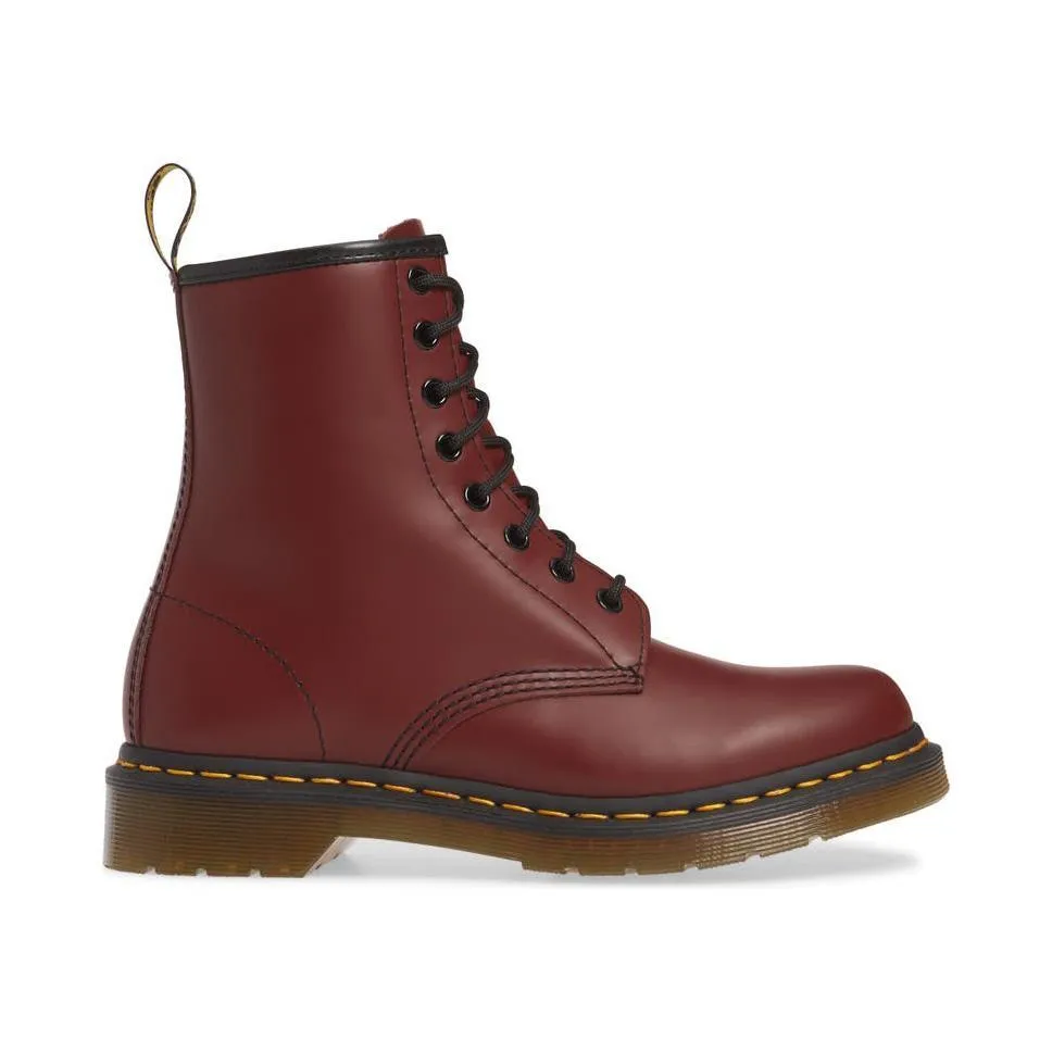 Dr. Martens Homme 1460 Rouge Cerise Lisse