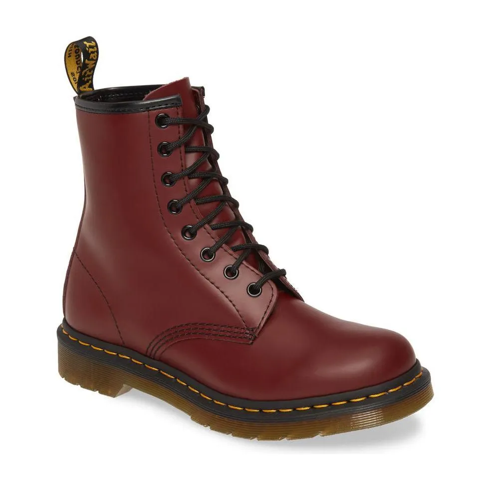 Dr. Martens Homme 1460 Rouge Cerise Lisse