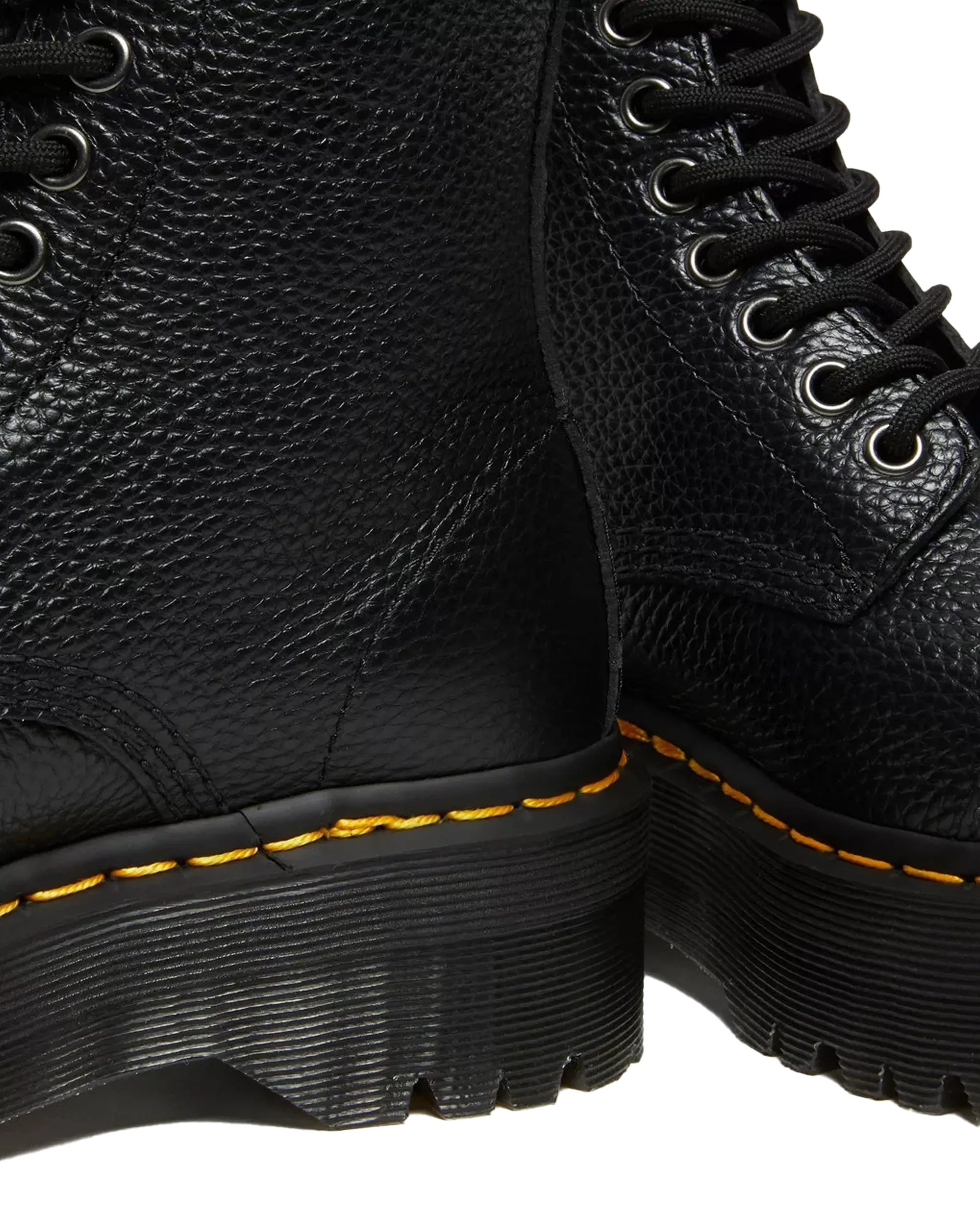 Dr Martens Chaussures Sinclair en Cuir Nappa Brossé Bottes à Plateforme en Noir Nappa Brossé