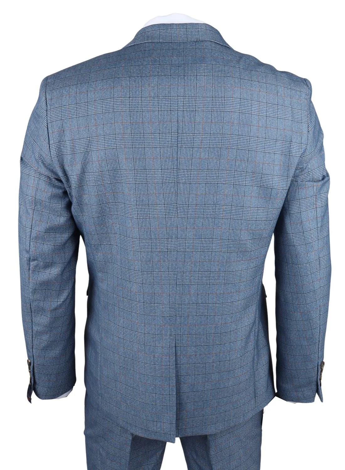 Earl - Veste croisée à carreaux pour bureau formel