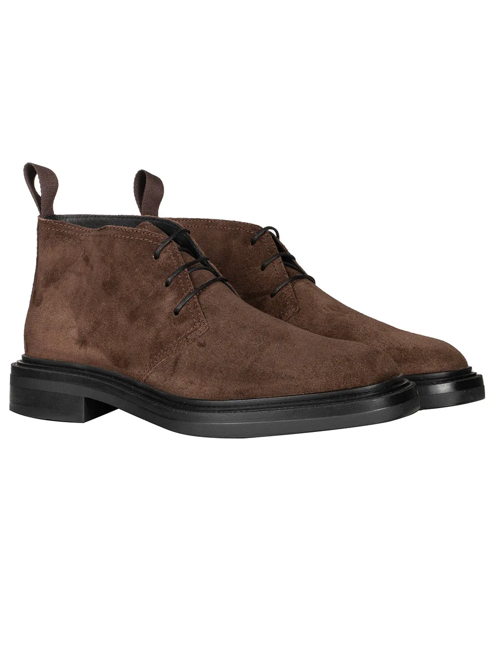 Bottes mi-mollet Fairwyn en daim marron