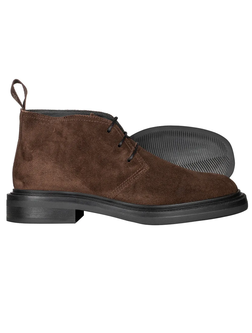 Bottes mi-mollet Fairwyn en daim marron