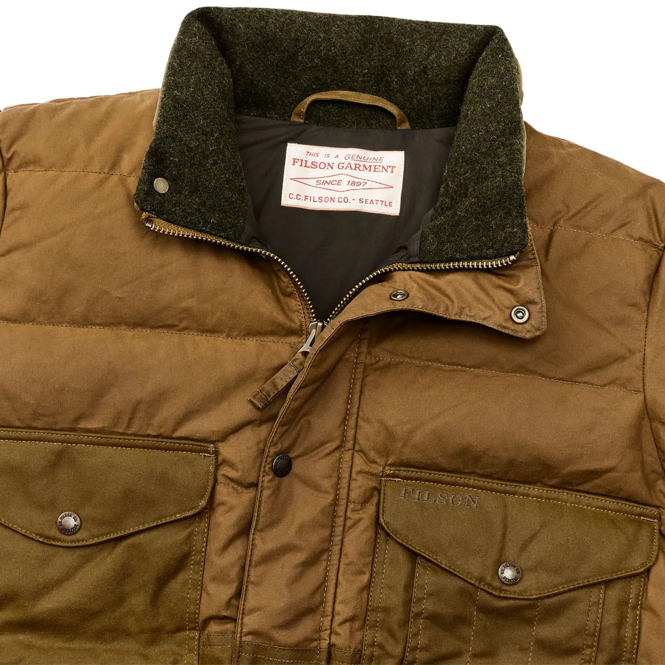 Filson Down Cruiser Brun Foncé