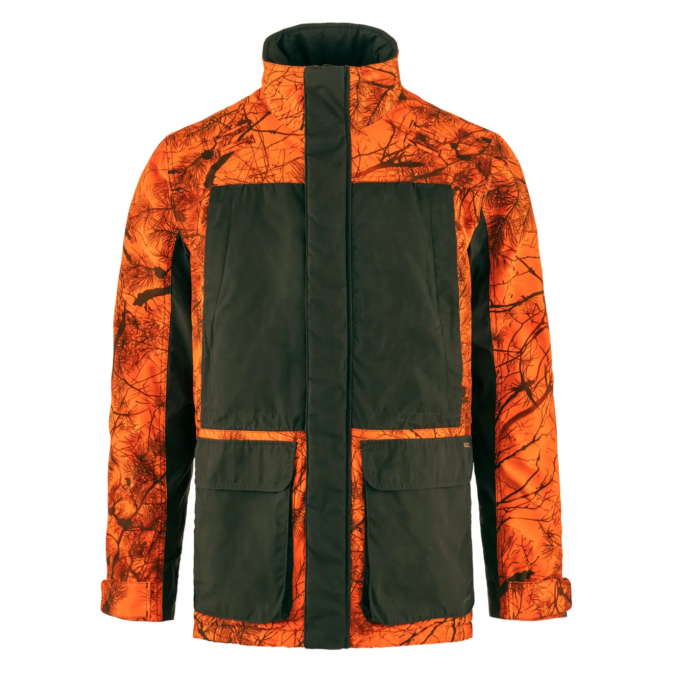 Veste matelassée Fjallraven Brenner Pro Orange Multi Camo / Forêt profonde