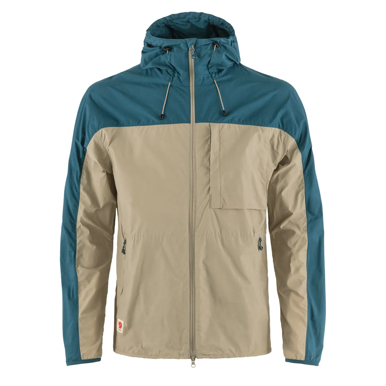 Veste coupe-vent Fjallraven High Coast Fossil / Bleu profond