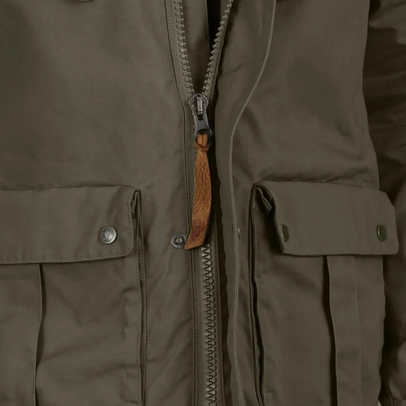 Veste Fjallraven No. 68 Vert olive foncé