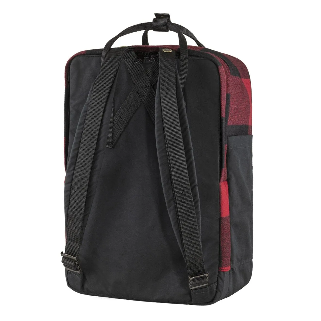 Fjallraven Kanken Re-Wool Laptop 15 Rouge / Noir Sacs Fjallraven Kanken
