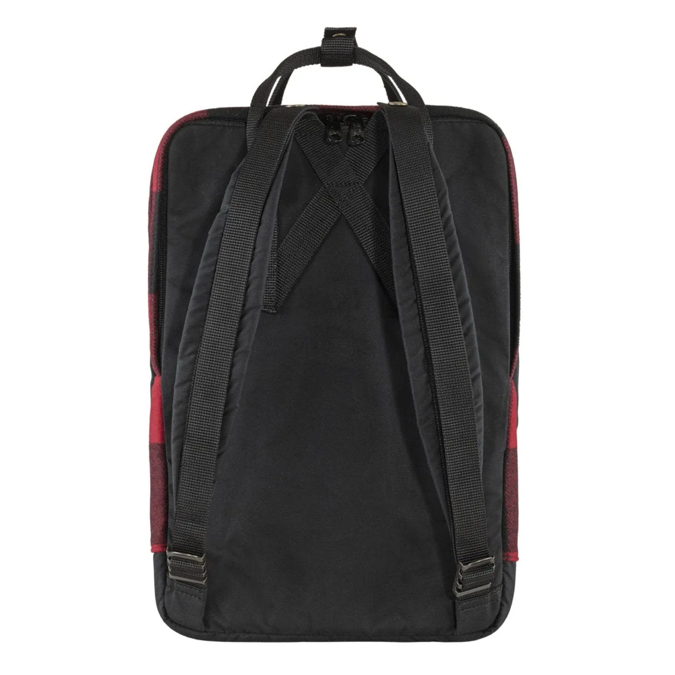 Fjallraven Kanken Re-Wool Laptop 15 Rouge / Noir Sacs Fjallraven Kanken