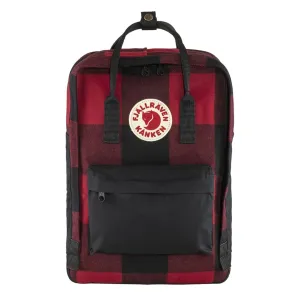 Fjallraven Kanken Re-Wool Laptop 15  Red / Black Bags Fjallraven Kanken Bags