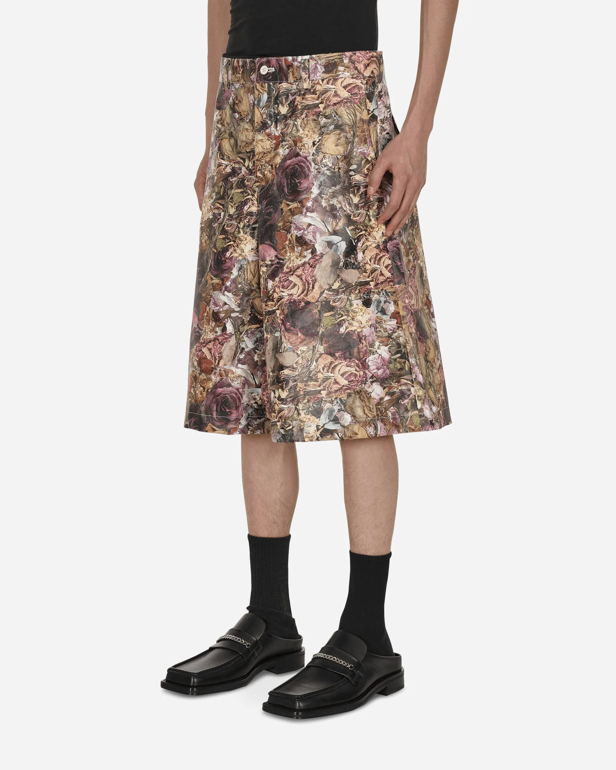 Short en fleurs multicolore