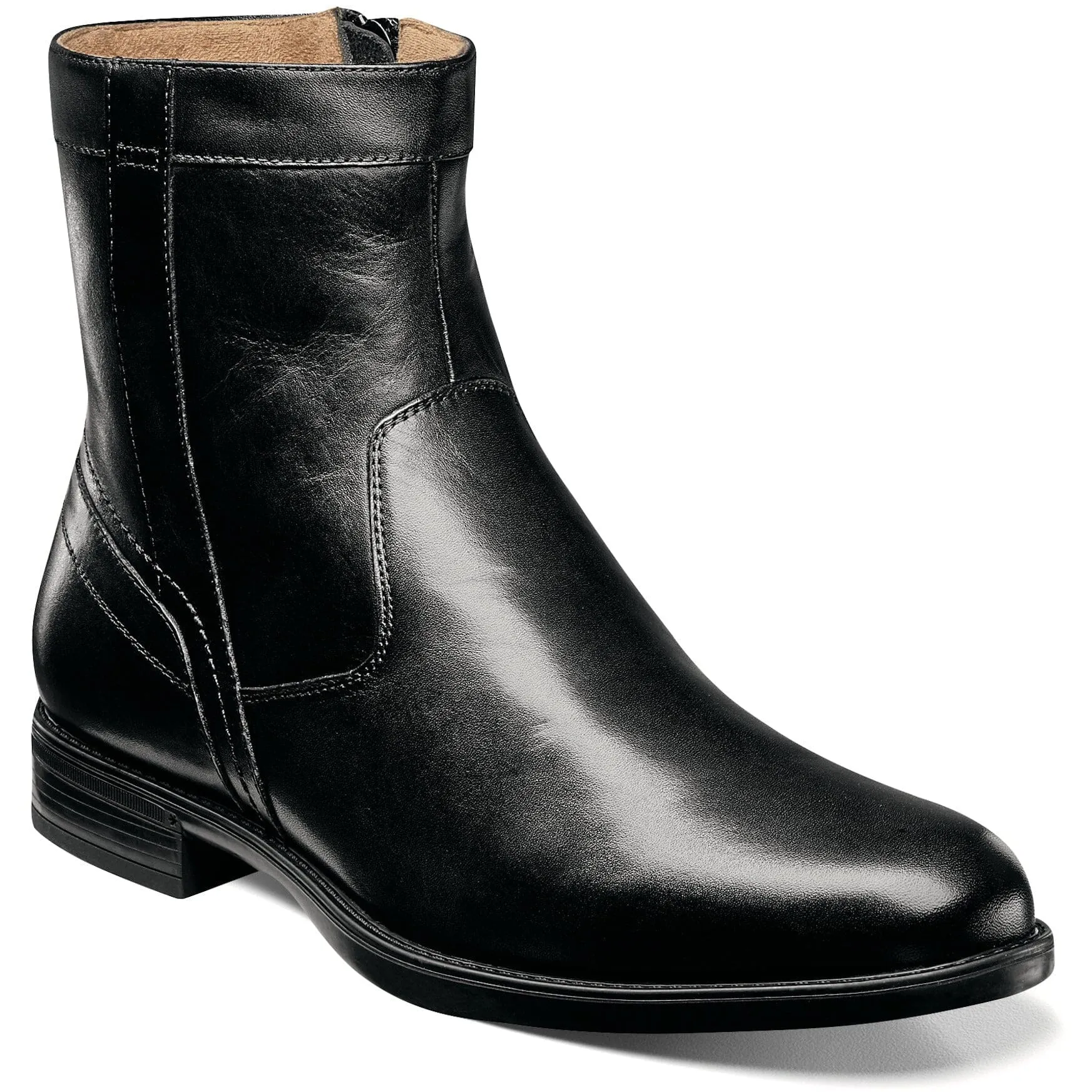 BOTTES FLORSHEIM MIDTOWN À BOUT ROND ET FERMETURE ÉCLAIR TAILLES MOYENNES ET LARGES