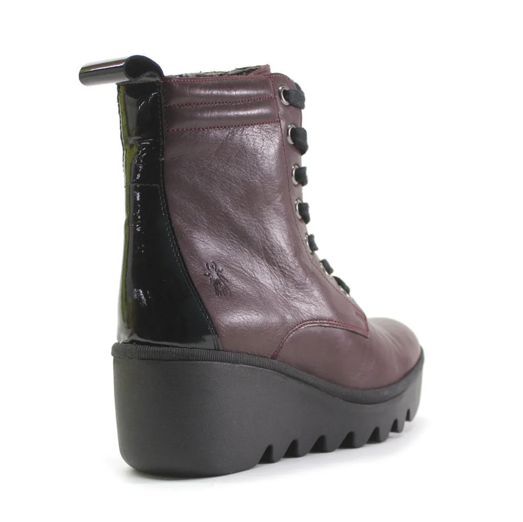 Fly London Biaz329Fly Bottines Femme à Talon Compensé en Cuir